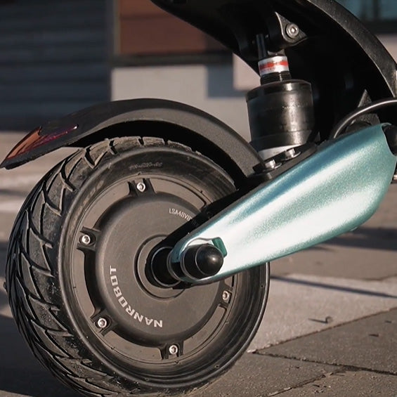 Why Nanrobot Lightning Comes with Wide Solid Tires?