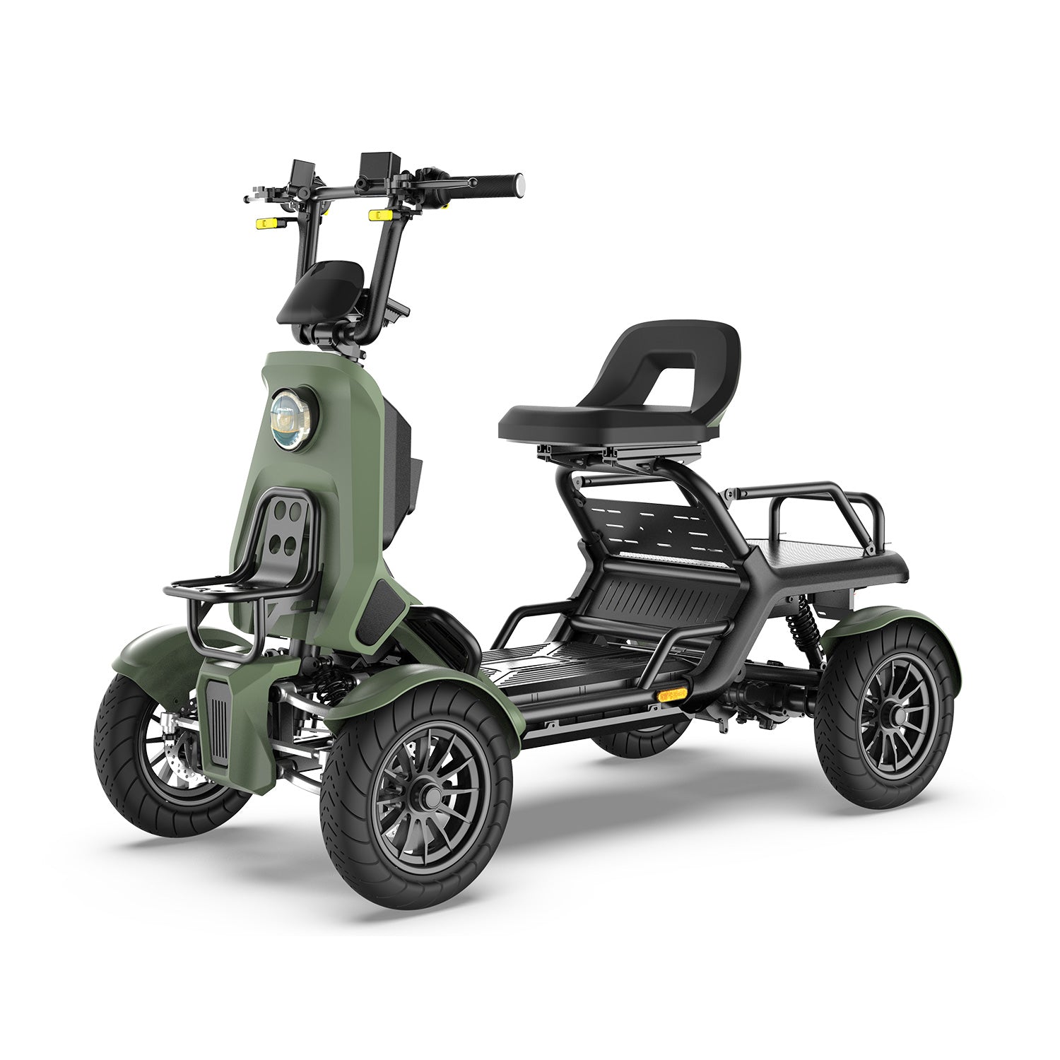 ♯２０ SCOOT　ABOUT４輪車 S20 Veloinno 4-Wheel Quad E-Bike with Cargo Box: Adult Mobility