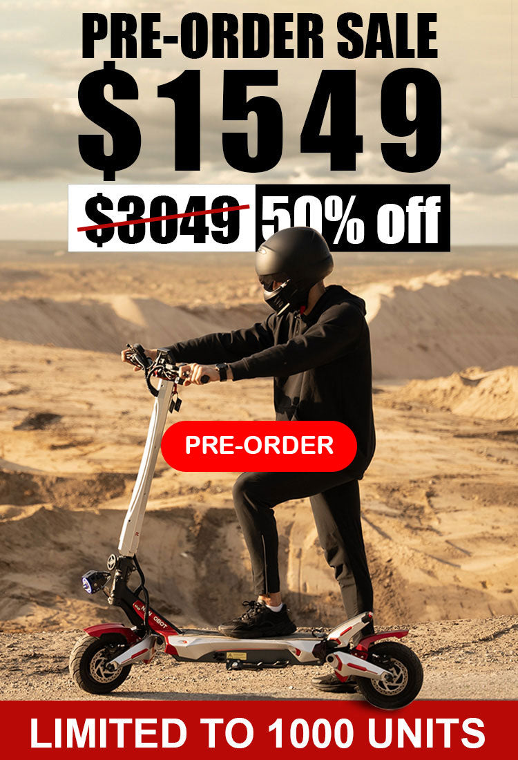 Scooter électrique D2 Pro 500W – Noir Et Rouge – Autobilançant – Neuf – Précommande