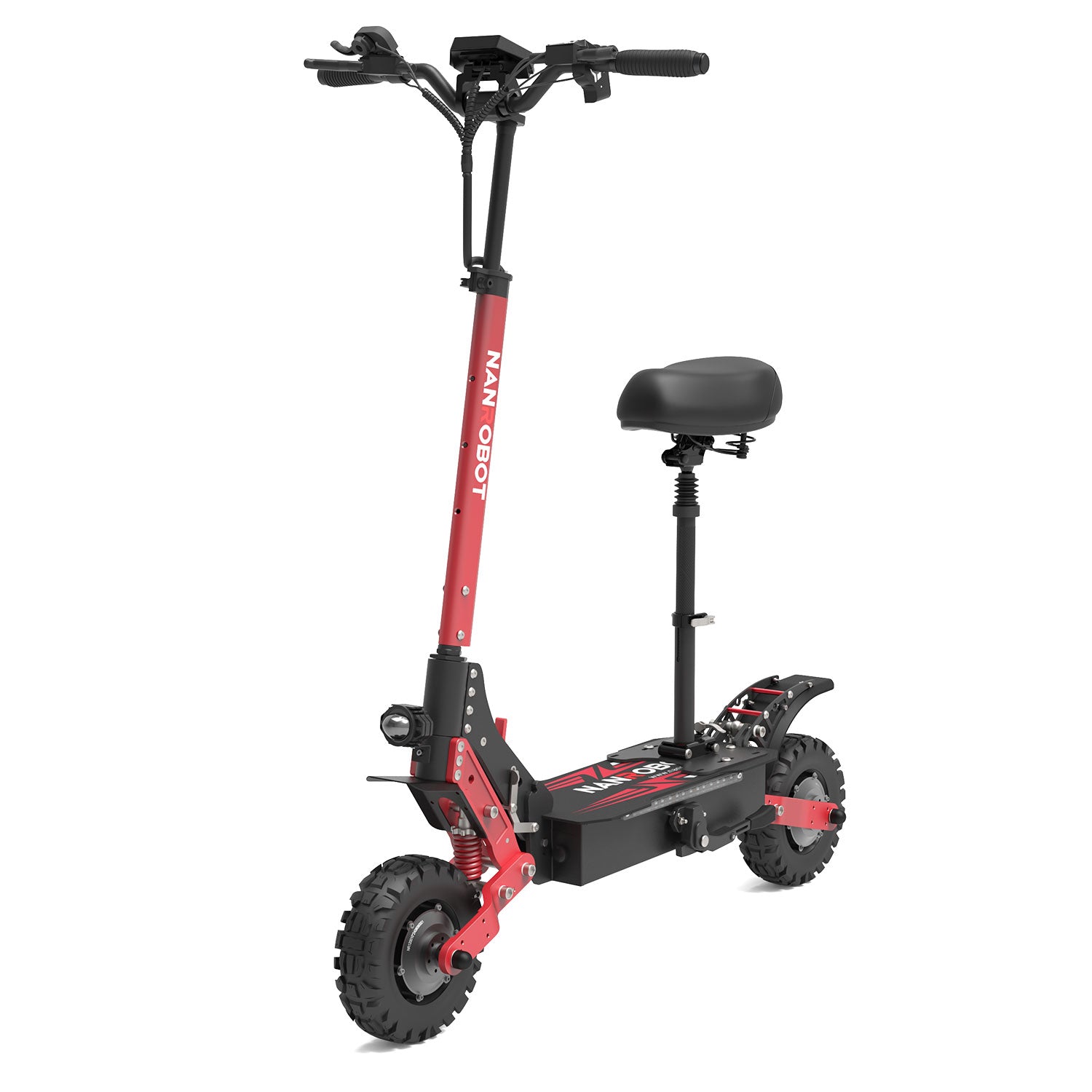 NANROBOT D4+ MAX Electric Scooter - 2400W Dual Motor 42 MPH 40