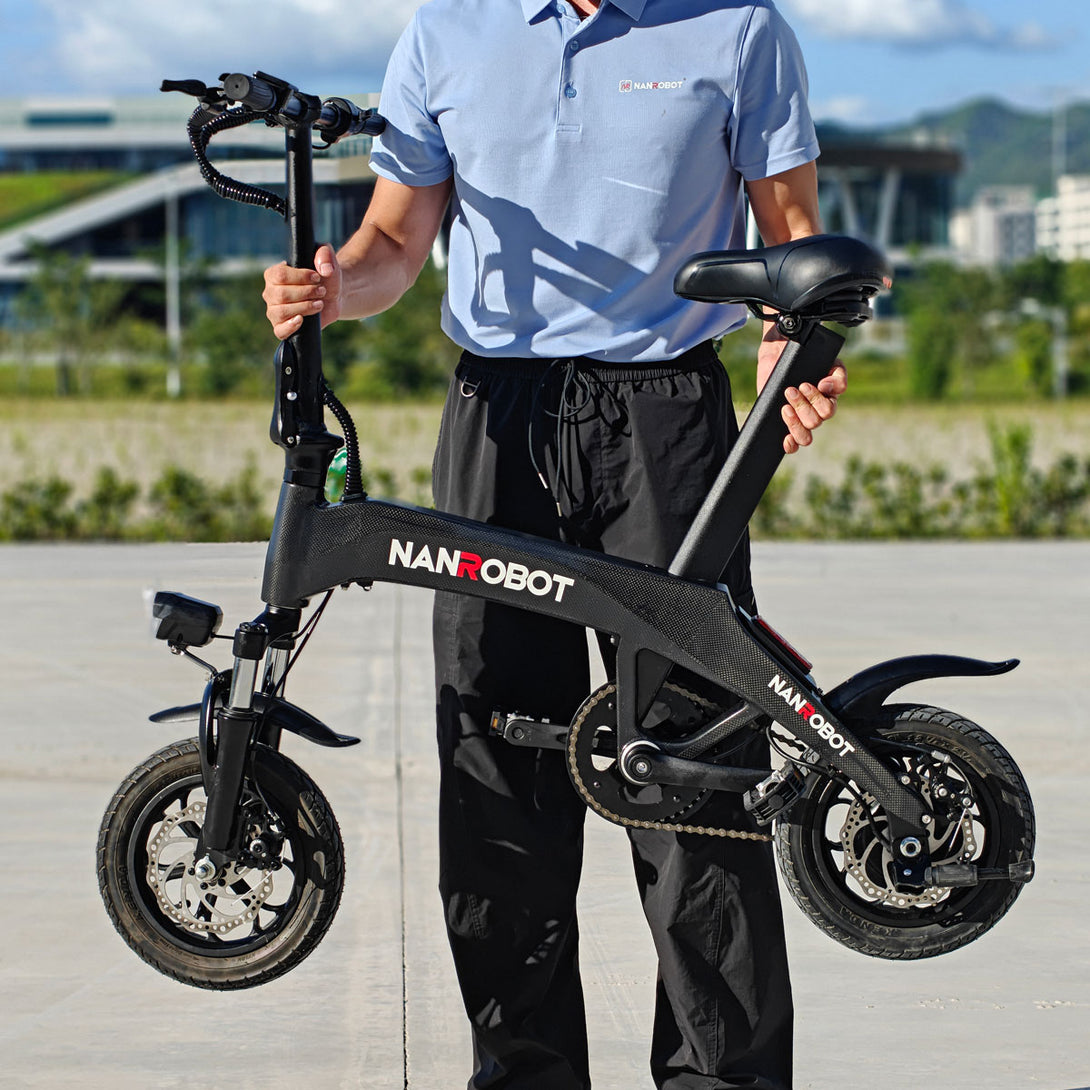 NANROBOT M2 12" Carbon Fiber Electric Bike - NANROBOT