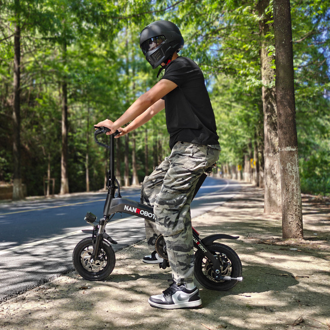 NANROBOT M2 12" Carbon Fiber Electric Bike - NANROBOT