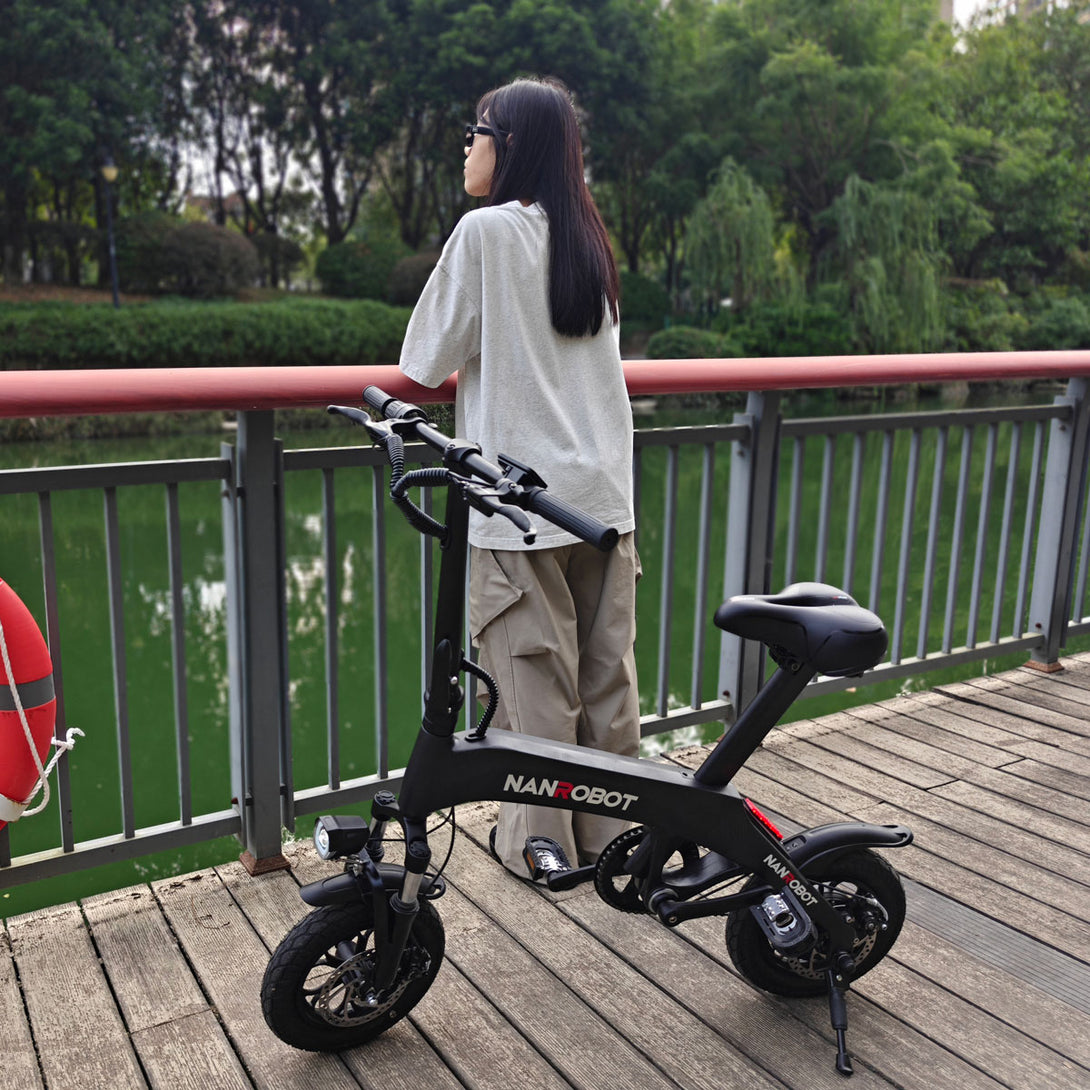 NANROBOT M2 12" Carbon Fiber Electric Bike - NANROBOT