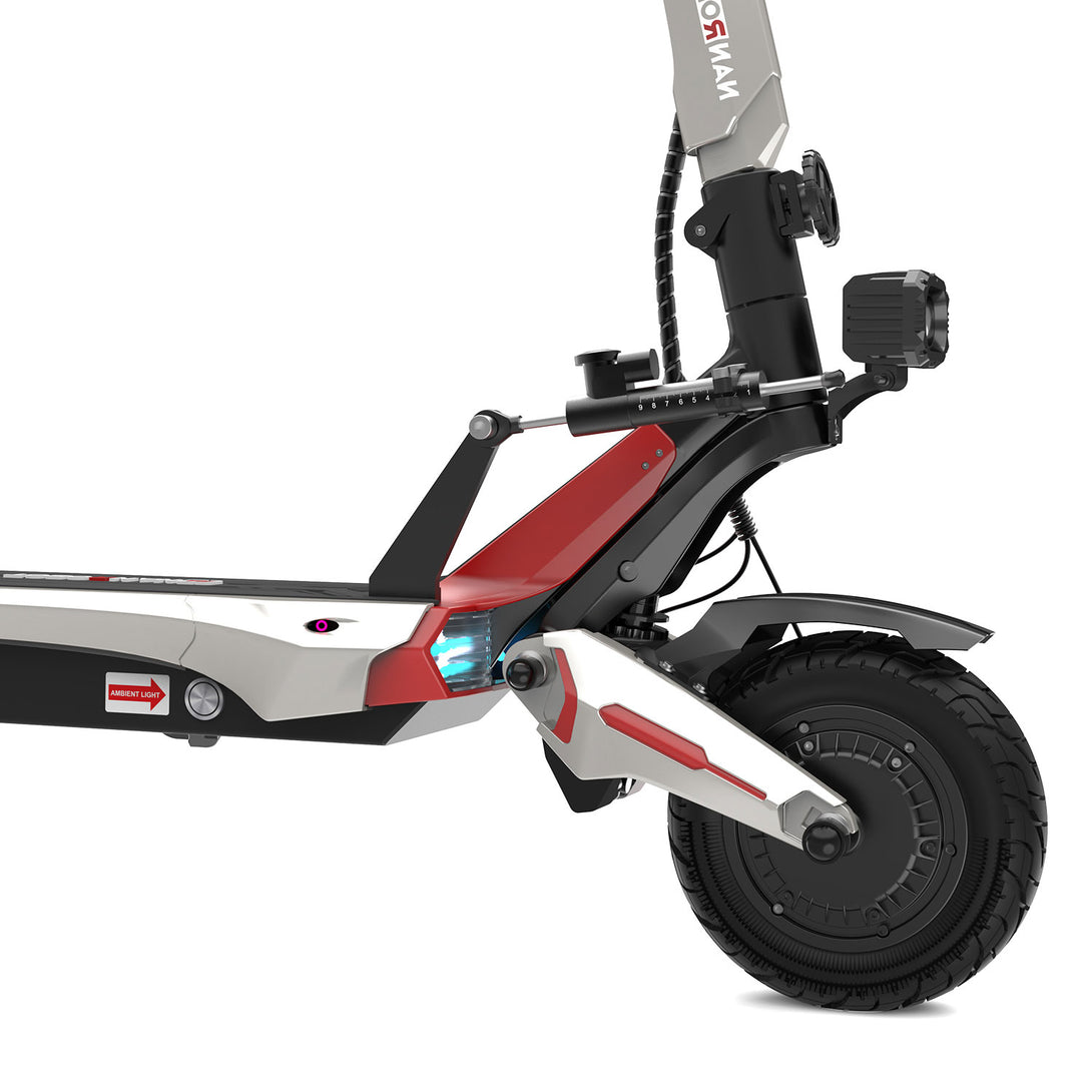 nanrobot n6 electric scooter with steering damper