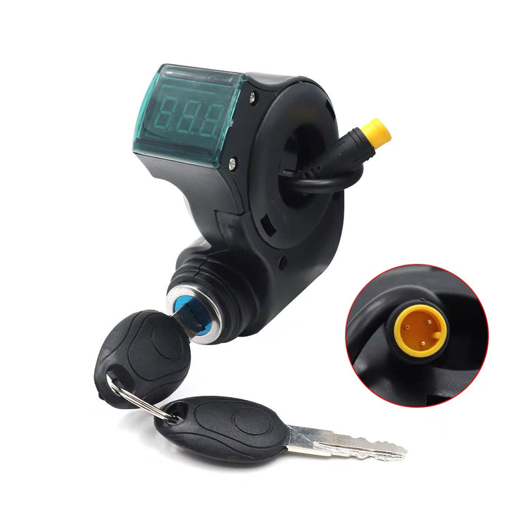 NANROBOT Digital Display Voltmeter and Ignition Lock - NANROBOT