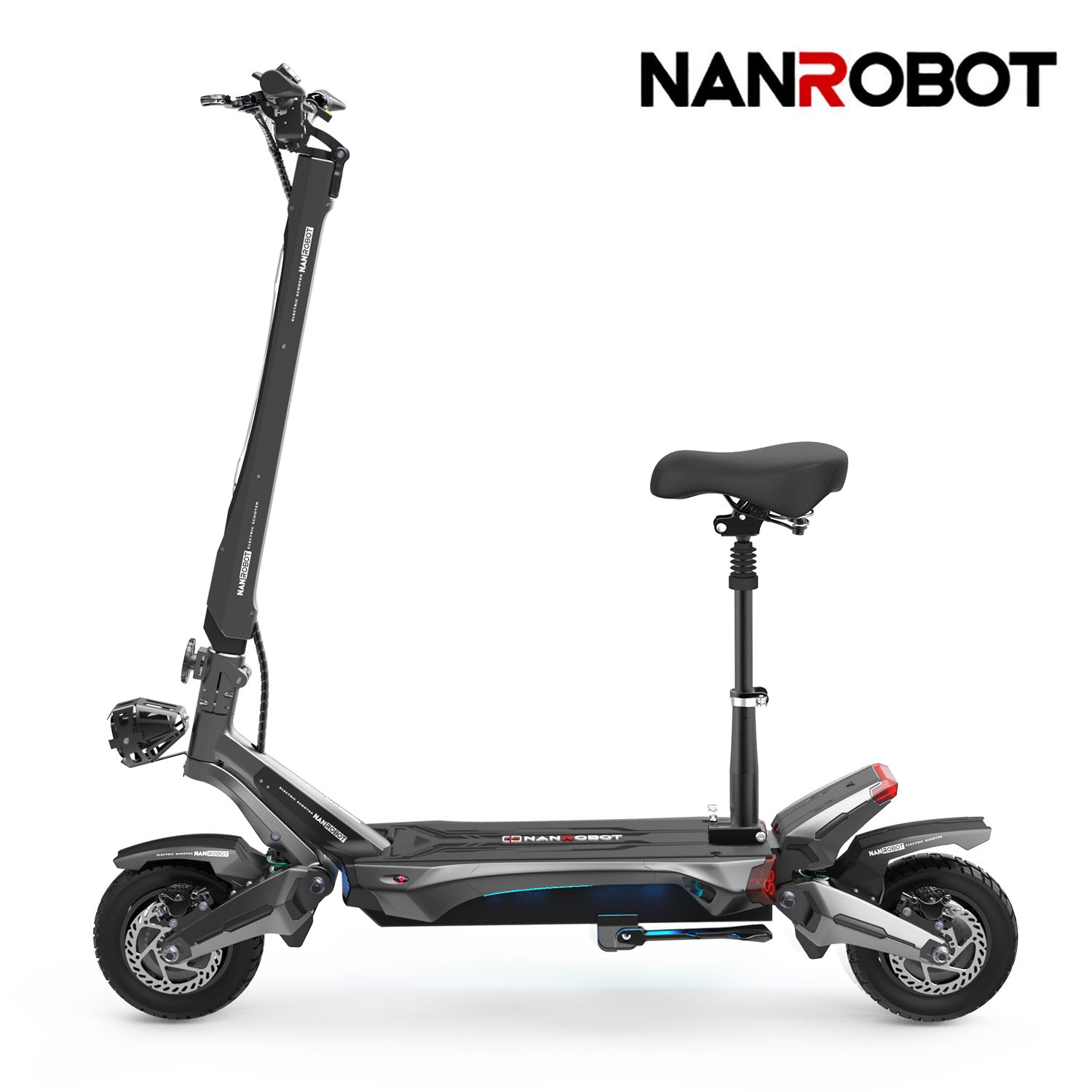 Trottinette Électrique Adulte NANROBOT D6+2.0 -Double moteur 1000W